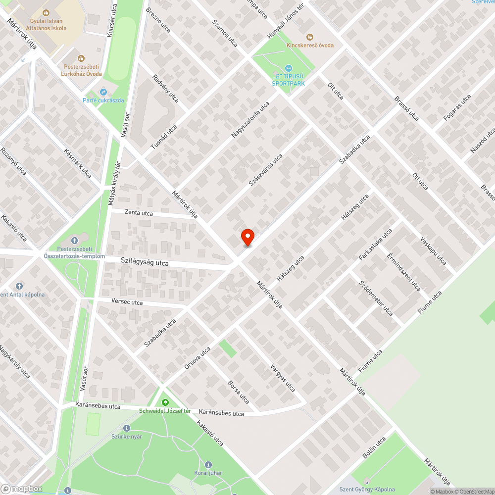 Fahely bejelentés helye