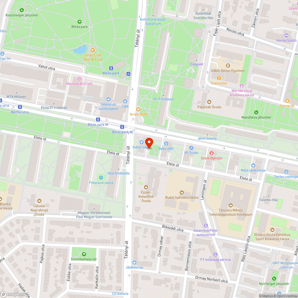 Szemétdomb a játszótéren bejelentés helye