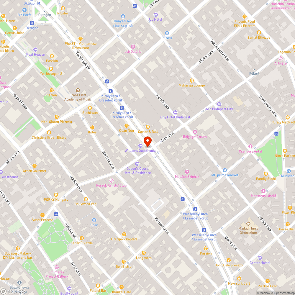 Fényterelő az Erzsébet körút/Wesselényi utcánál bejelentés helye