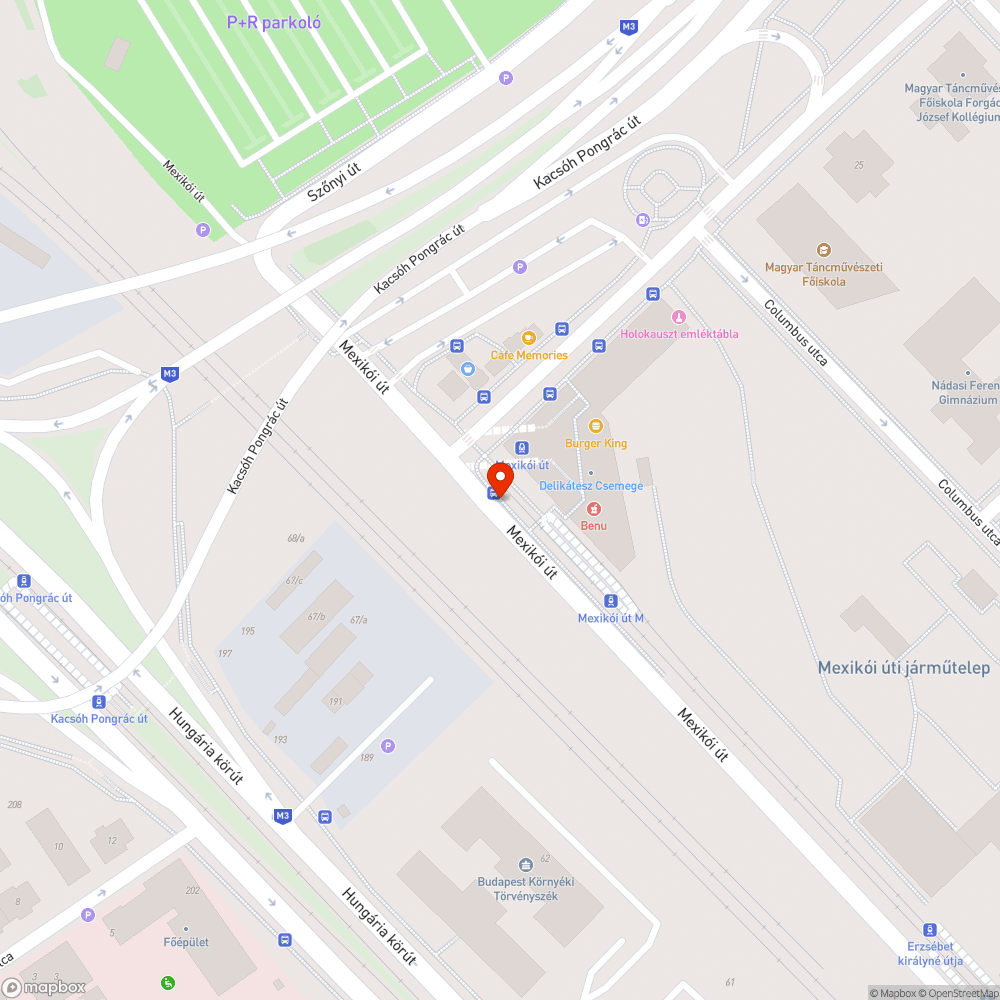 M1-es metró térképei bejelentés helye