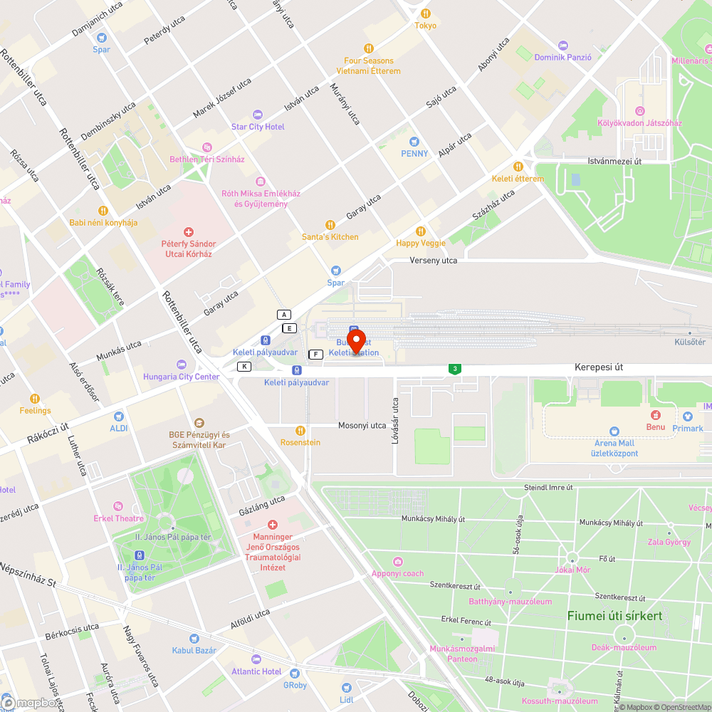 Túl magas menetrendek bejelentés helye