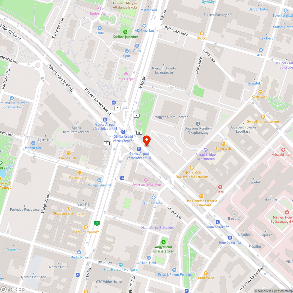 Vállalhatatlan állapotú buszmegálló bejelentés helye