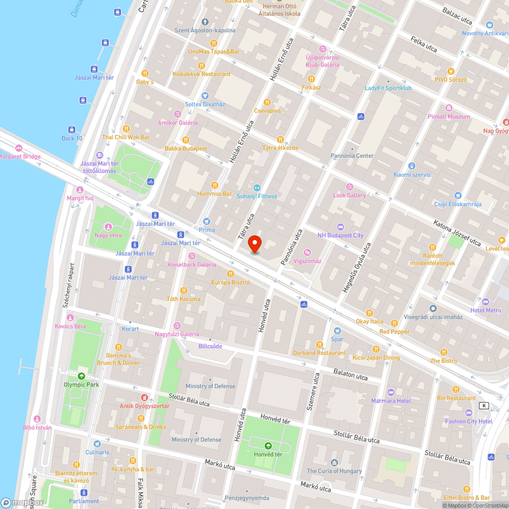 Veszélyes rács bejelentés helye