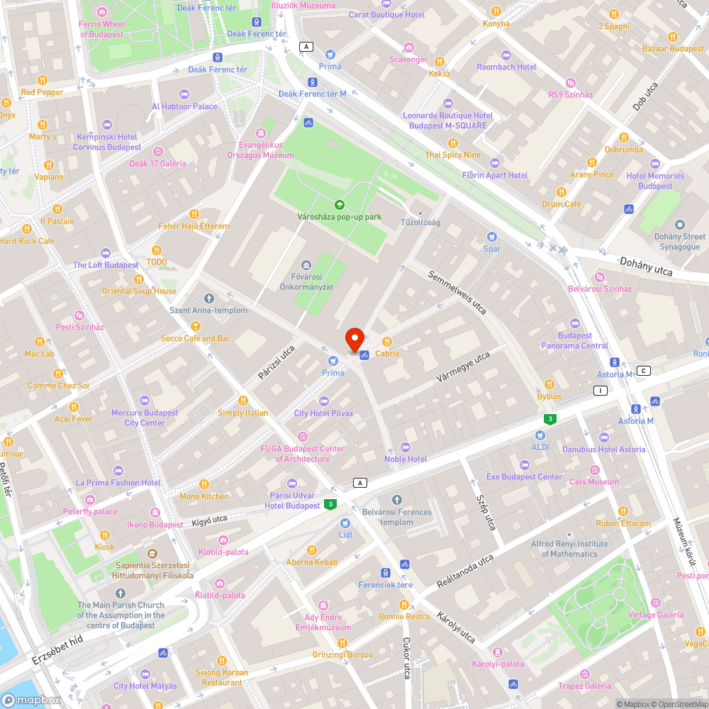 Nem működő szökőkút bejelentés helye