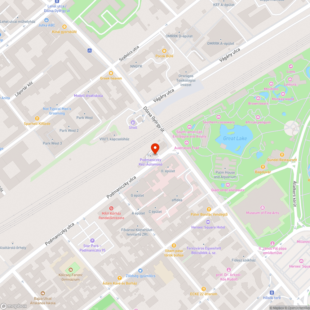 Szemét bejelentés helye