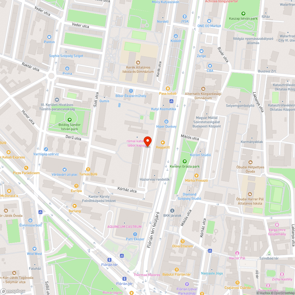 Szemét a Kerék utcai bölcsi mellett bejelentés helye