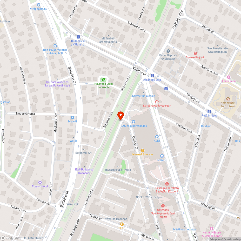 Elhagyott autók bejelentés helye