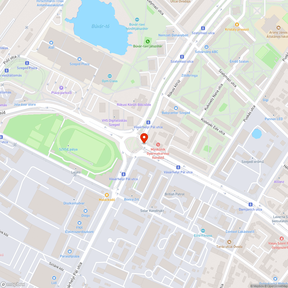 Útburkolati jel újra festése bejelentés helye