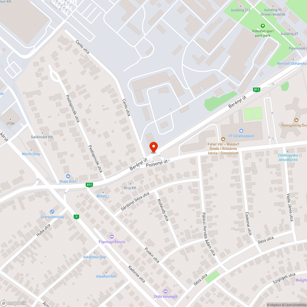 Életveszélyes betonvasak bejelentés helye