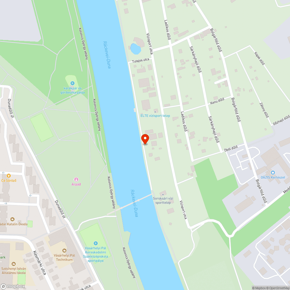 Beledölt a fa a vízben bejelentés helye