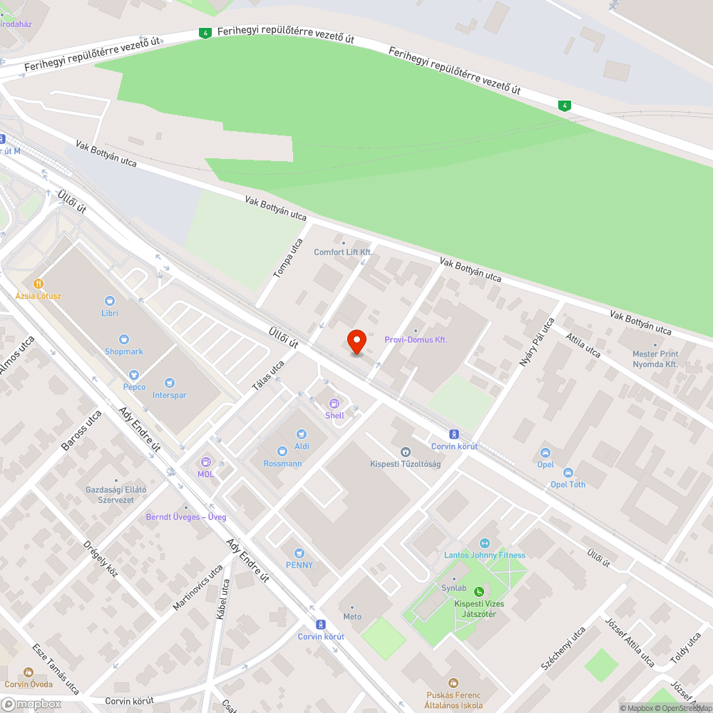 A bokrok átveszik a járdát bejelentés helye