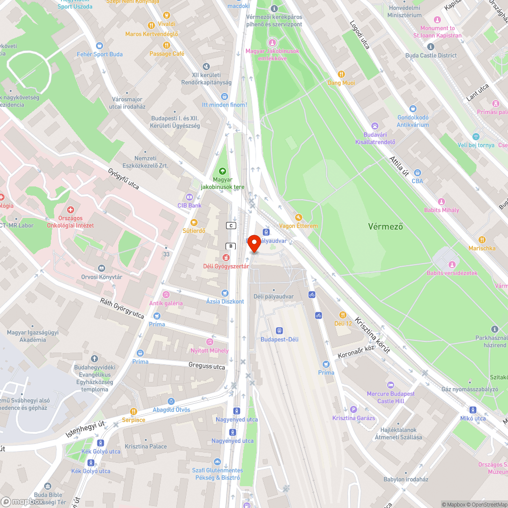 Graffiti a délin bejelentés helye