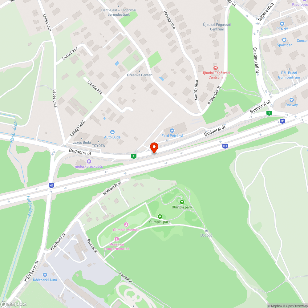 Útszűkület belógó növényzet miatt bejelentés helye