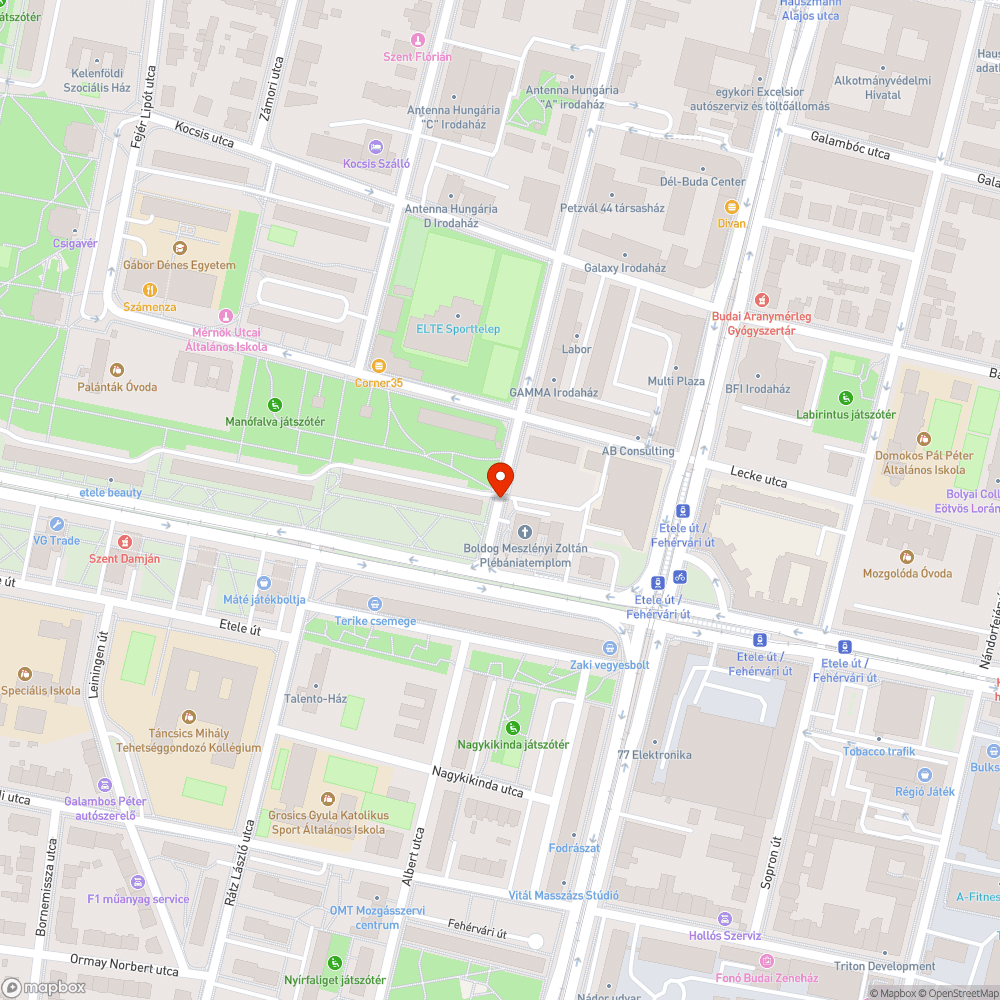 Hiányzó támasztó karok bejelentés helye