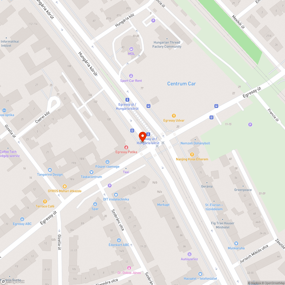 Járdából kiálló oszlopmaradvány bejelentés helye