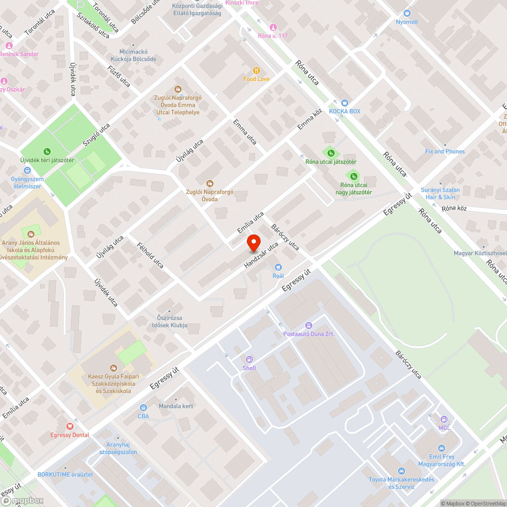 Illegális szemétlerakóhely, patkány bejelentés helye