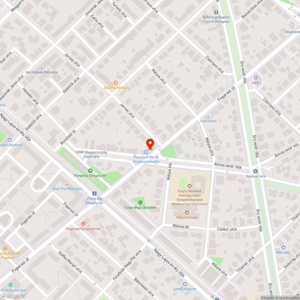 El nem vitt zöldhulladék bejelentés helye