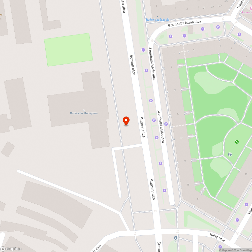 Kerékpárútra lógó ágak bejelentés helye