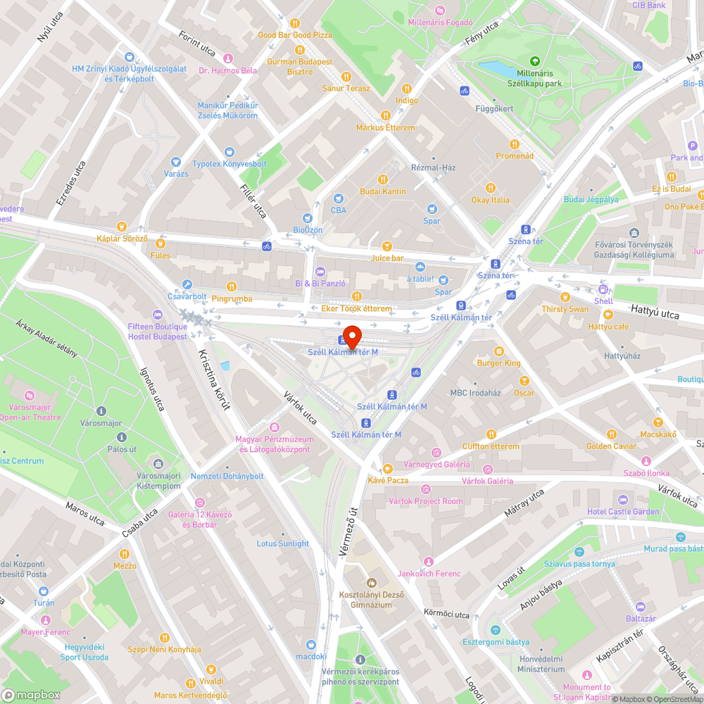 Széll Kálmán téri látszóbeton felületek graffizése bejelentés helye