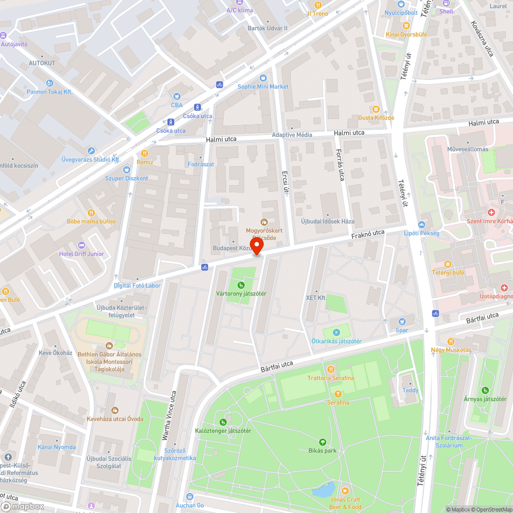 Rozsdásodó kuka bejelentés helye