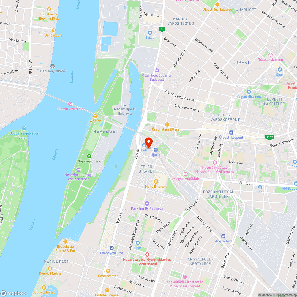 Újpest-Városkapu metróállomás csikk- és szeméthalom bejelentés helye