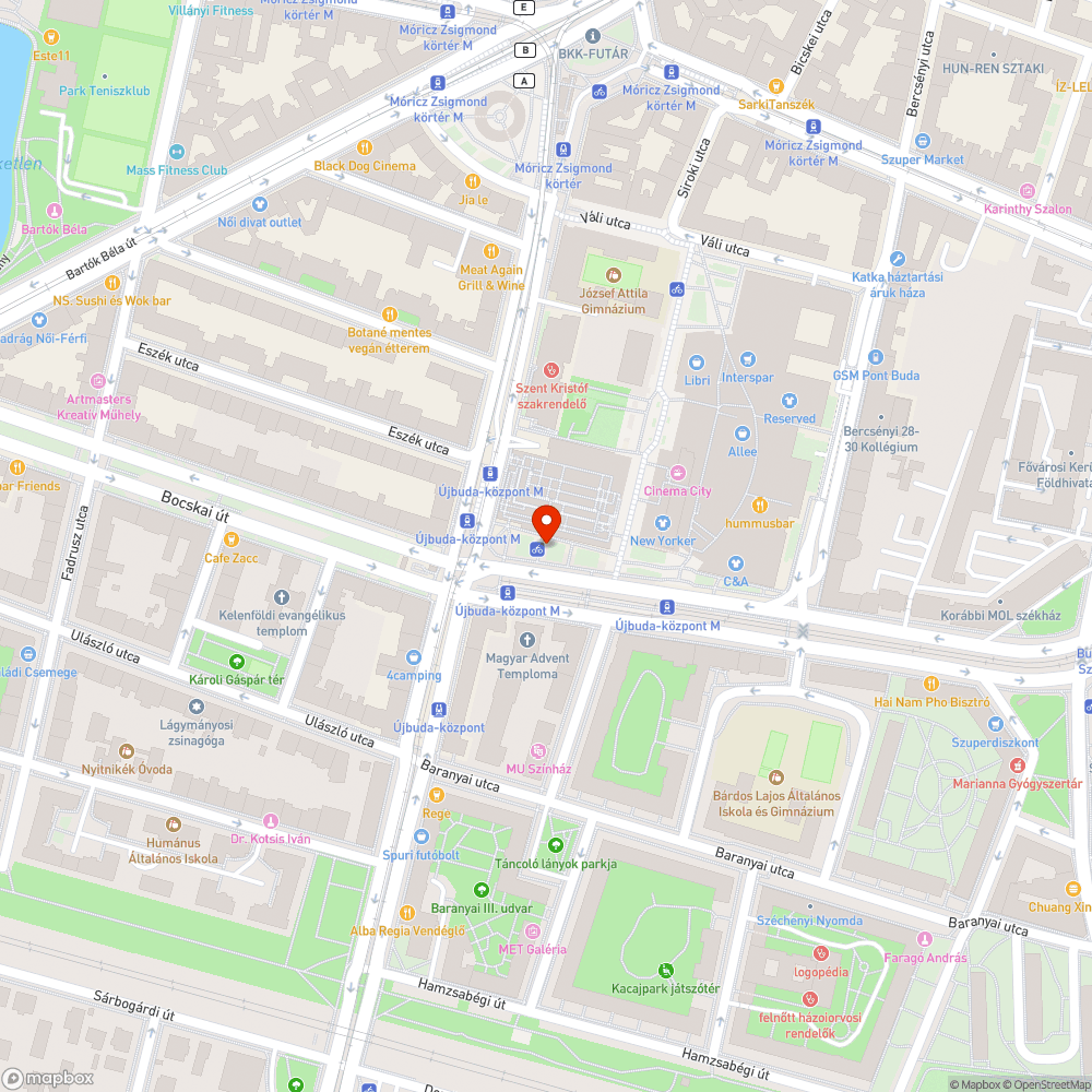 csótány invázió az Alle/Fehérvári úti vásárcsarnok előtt bejelentés helye