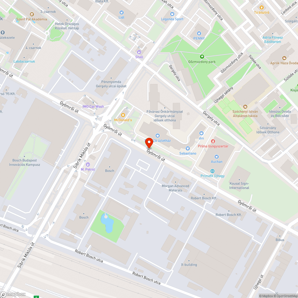 Kiálló fedél bejelentés helye