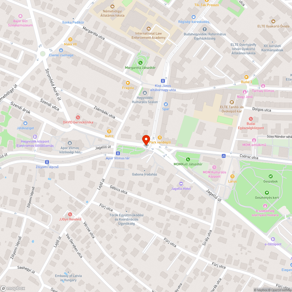 Hiányzó jelzőlámpa fényterelő az Apor Vilmos térnél bejelentés helye