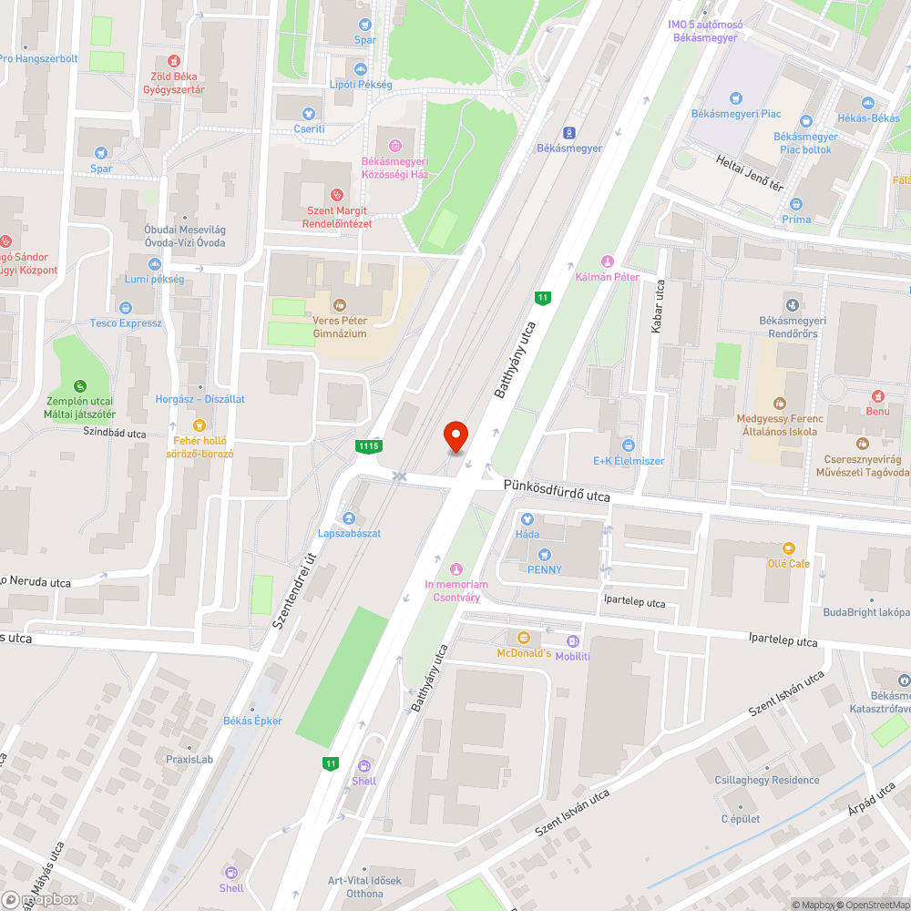 Tábla hiány! bejelentés helye