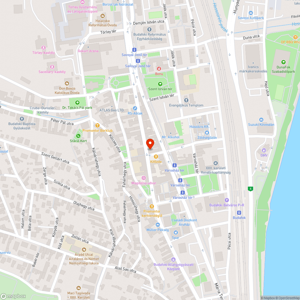 Kátyú a zebra előtt bejelentés helye