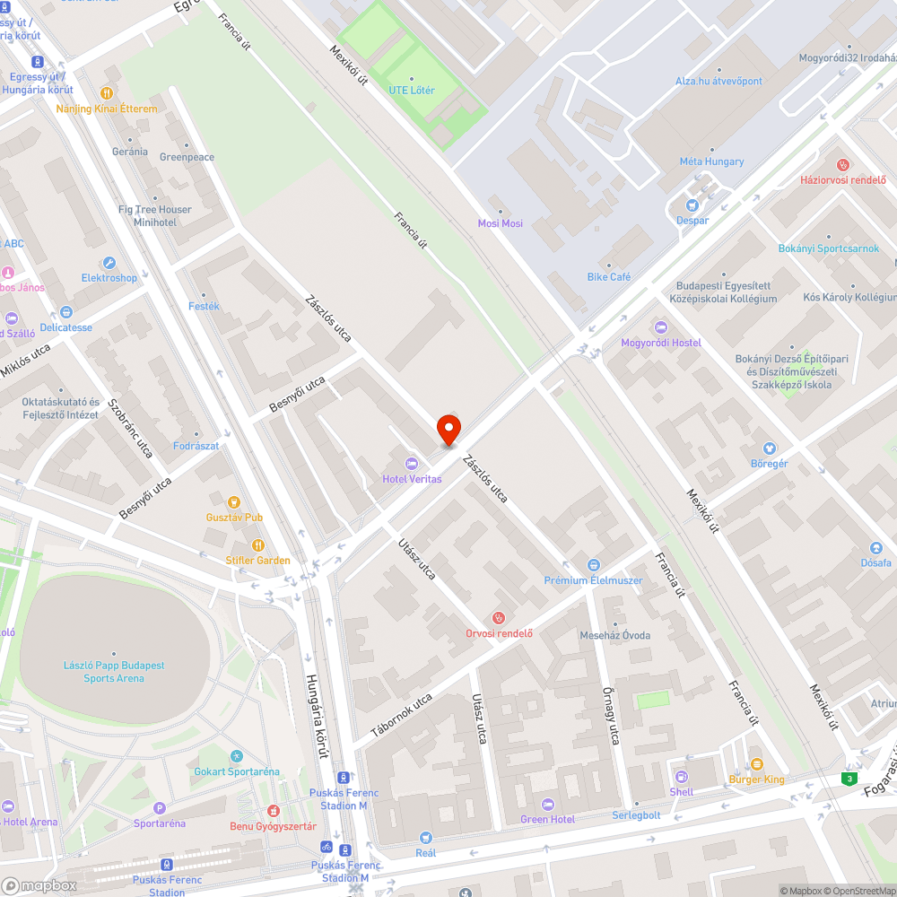 Hiányos aszfaltozás bejelentés helye