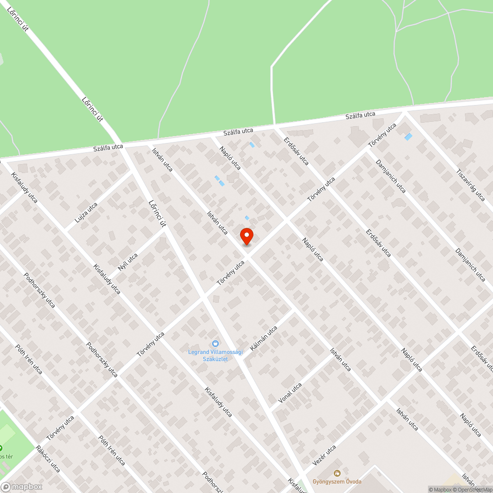 Félbehagyott építkezés bejelentés helye