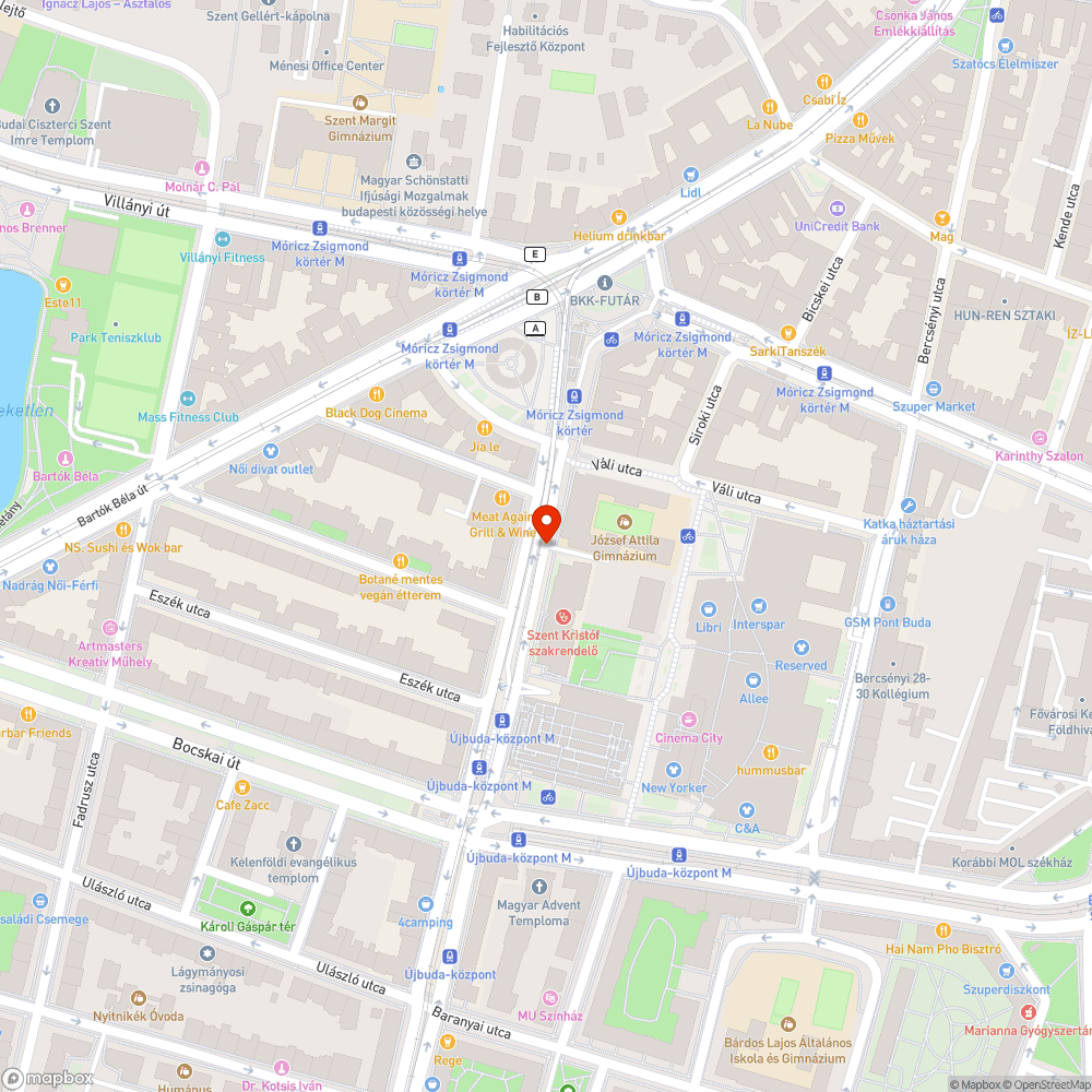 Villamos pálya elválasztó gömbsüvegsor sérülése bejelentés helye