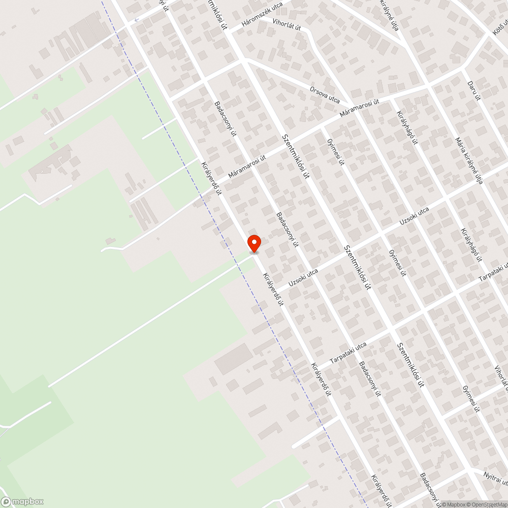 Félbe hagyott aszfaltozás bejelentés helye