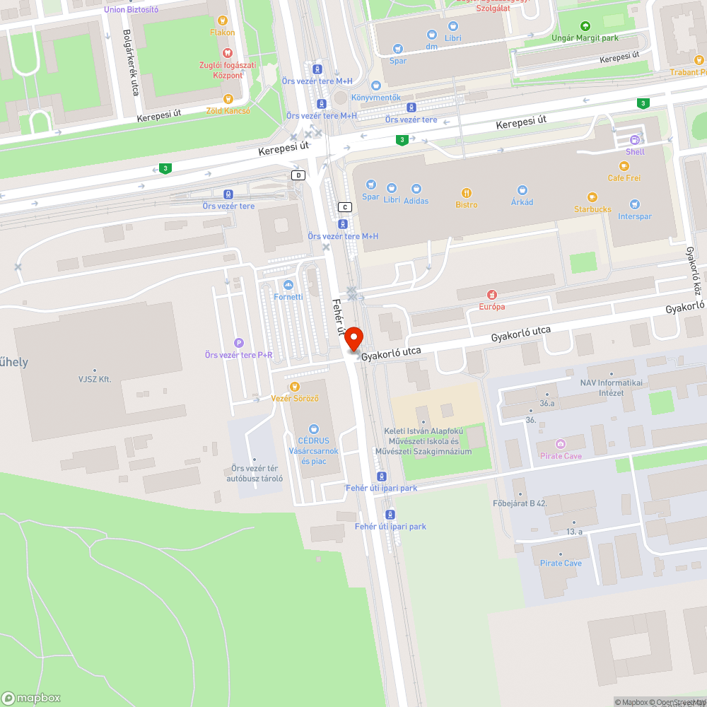 Nem ég a lámpa a gyalogsok számára bejelentés helye