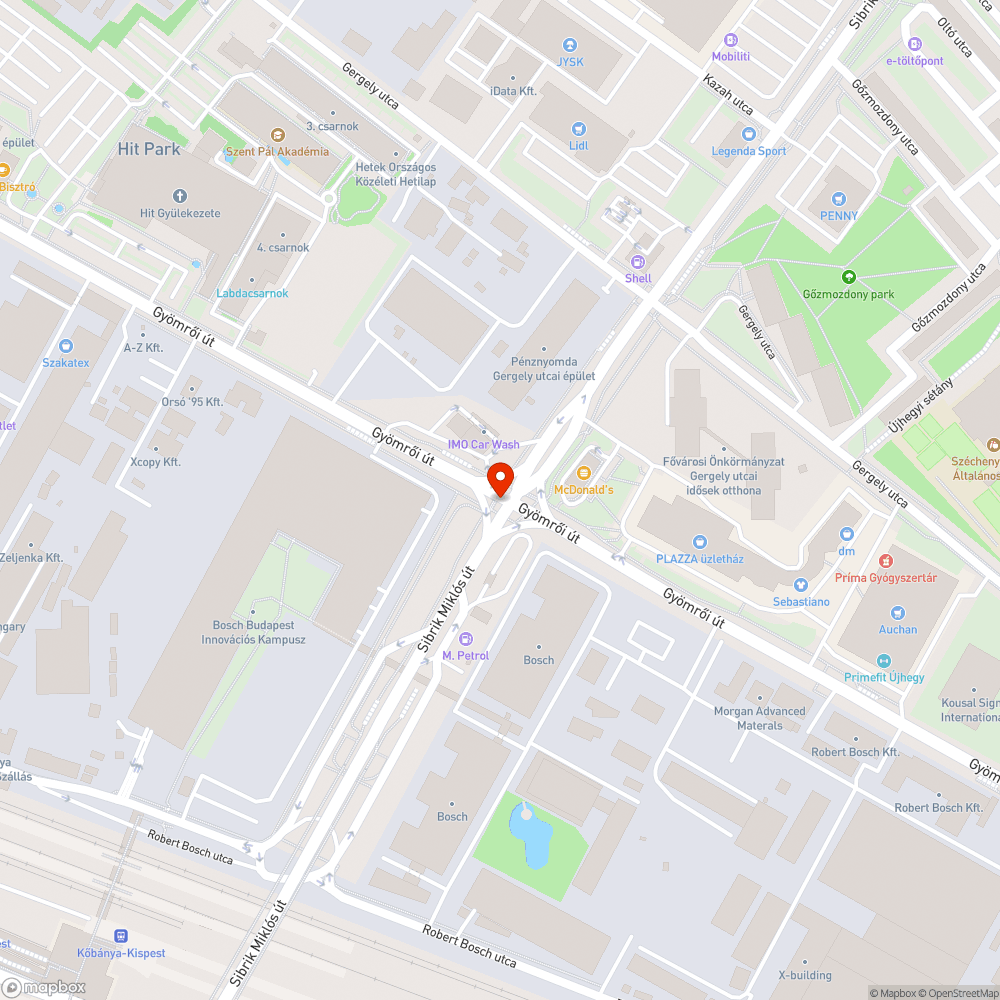 Beszakadt aknafedél bejelentés helye