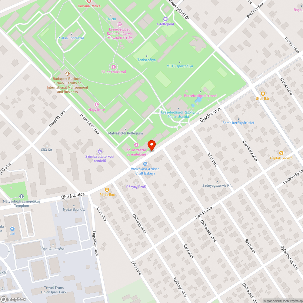 Eldugult csatorna bejelentés helye