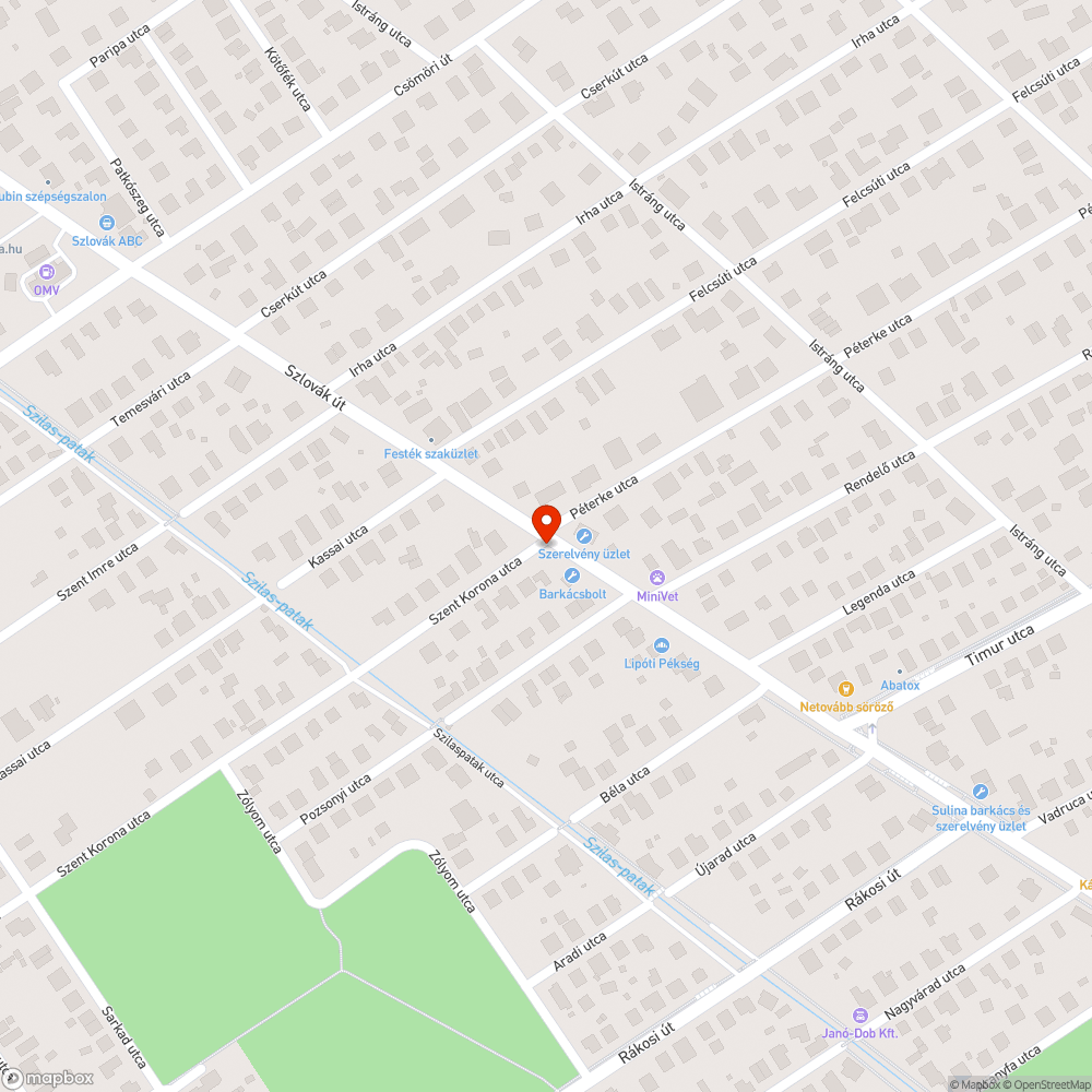 Meghajlott oszlop bejelentés helye