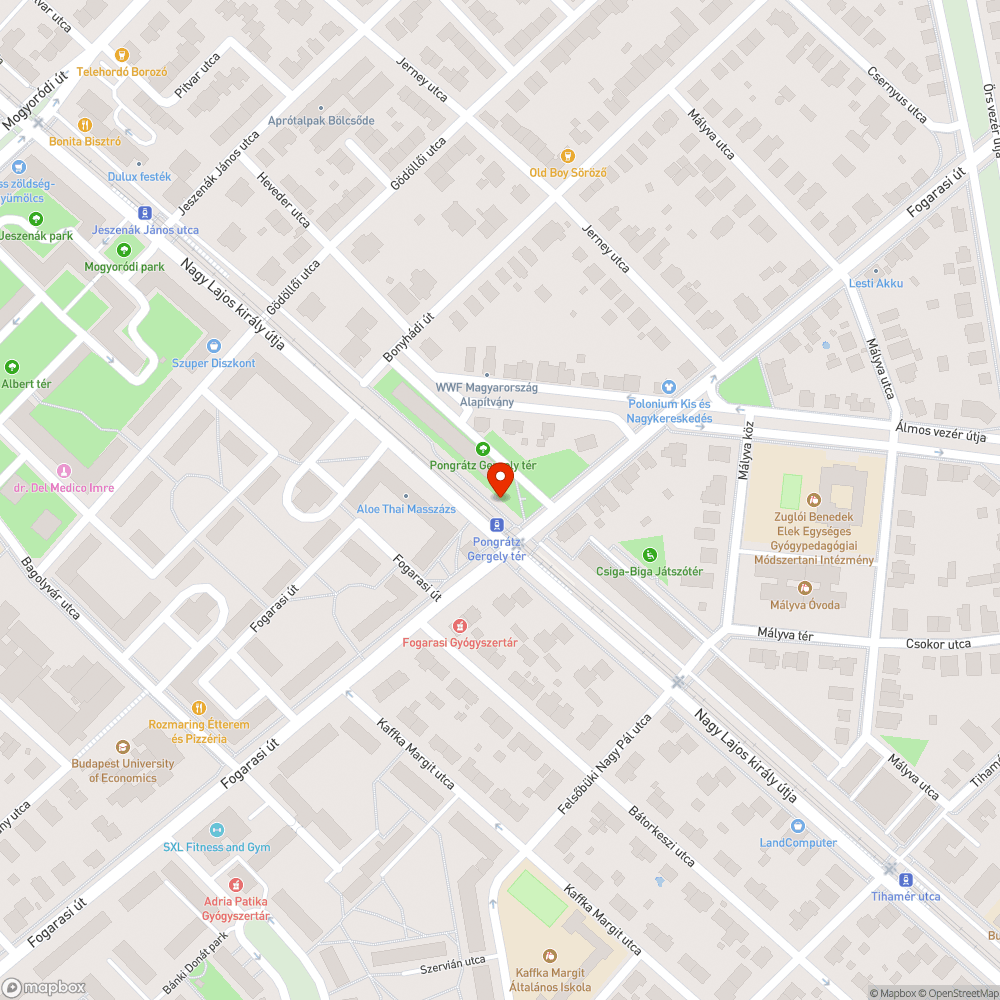 Eldugult víznyelők bejelentés helye