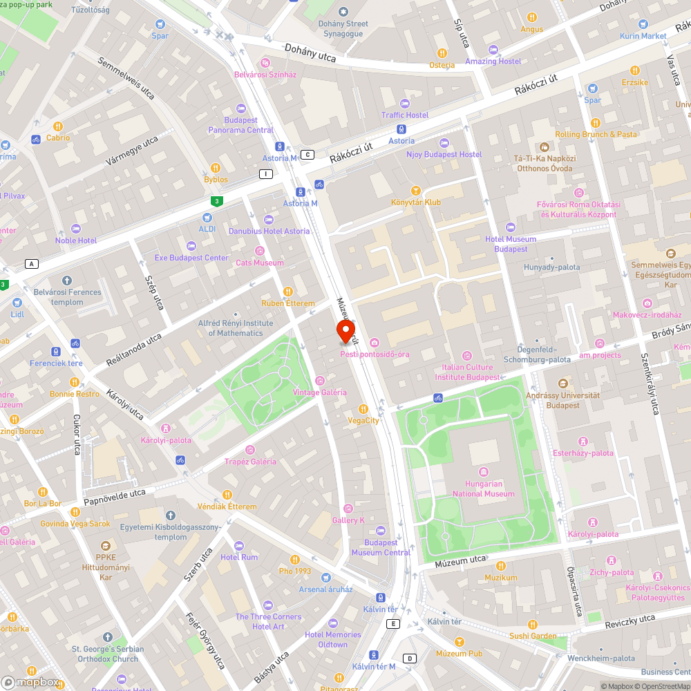 Elhagyott kerékpár bejelentés helye