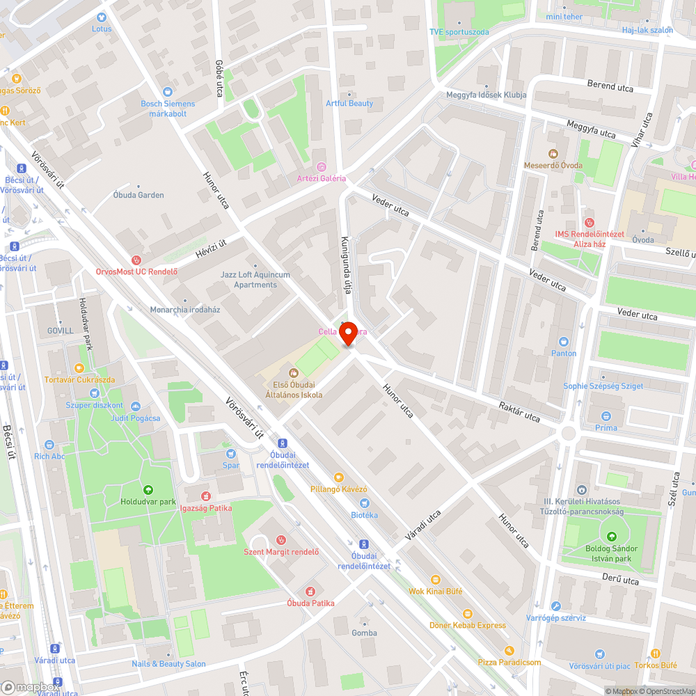 Nagy kátyú a Körte utcában bejelentés helye