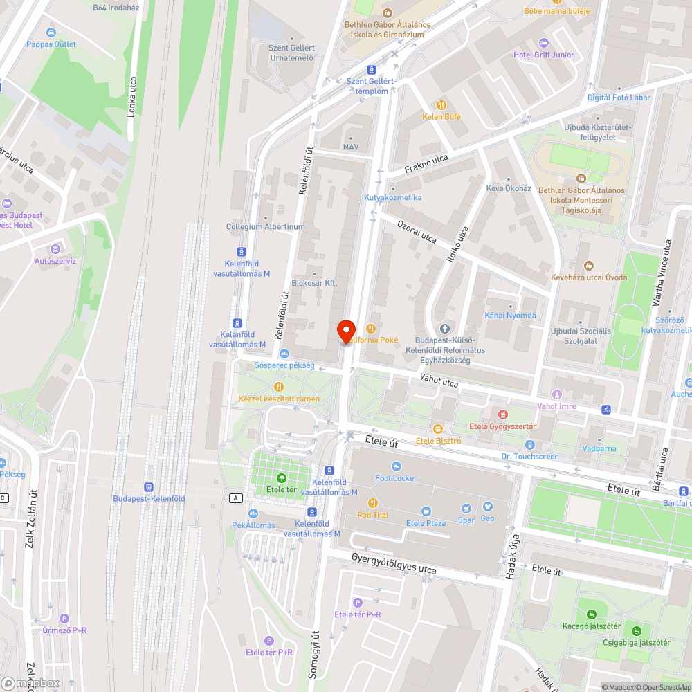 Eltömödött vízelvezetőrács bejelentés helye