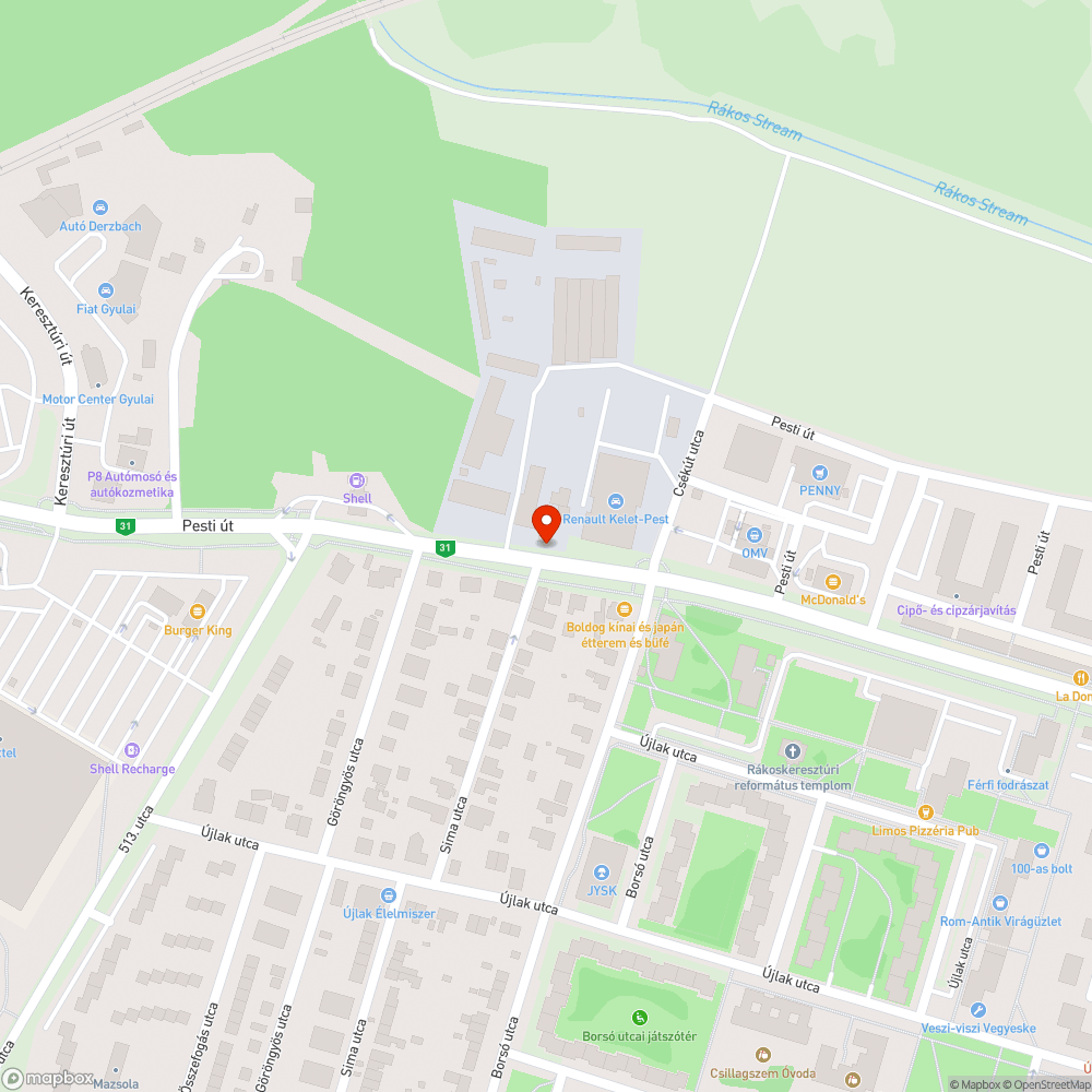 Plakát maradvány bejelentés helye