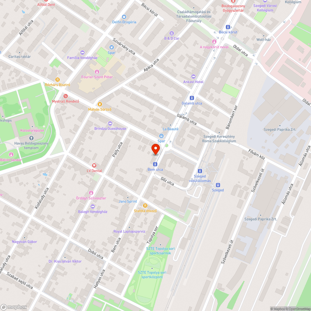 Derékig ér a gaz a Bem utcában bejelentés helye