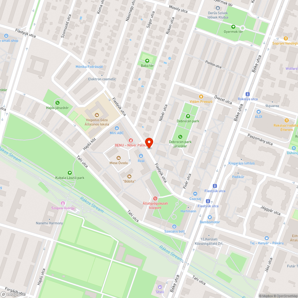 Kopott Zebra bejelentés helye