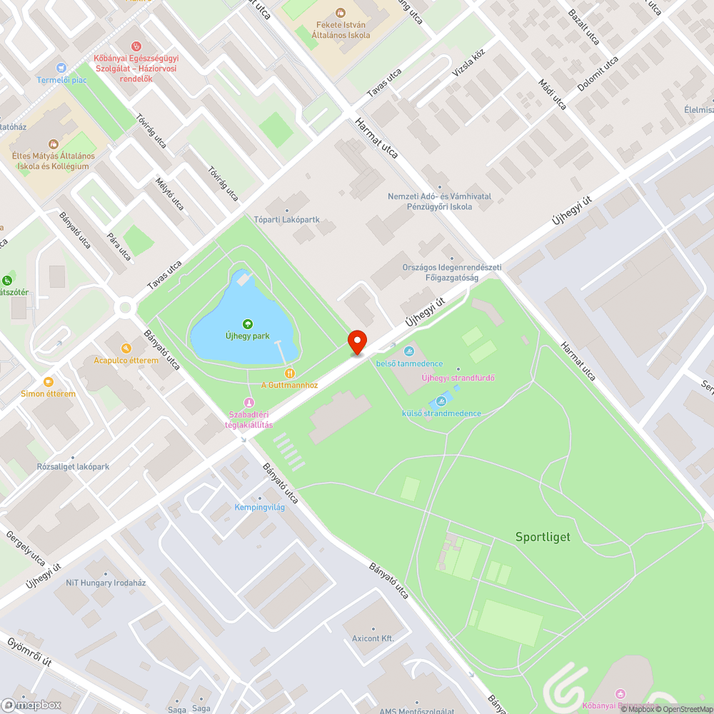 Oszlopnak támasztott csőkorlát bejelentés helye