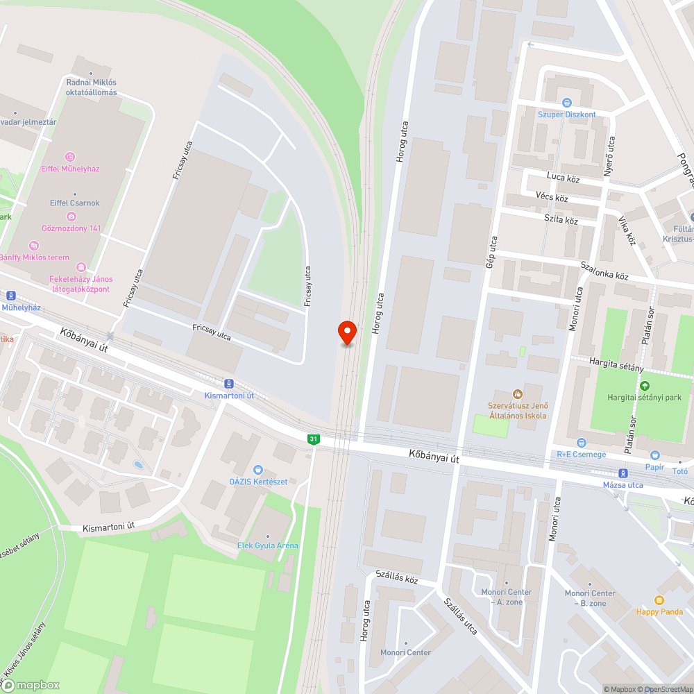 Elhagyott autó az úton bejelentés helye