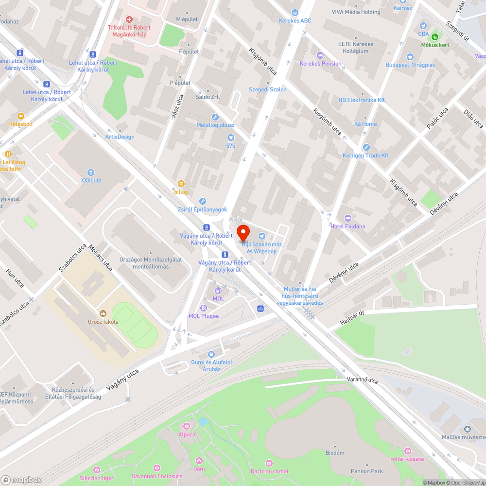 szemét bejelentés helye