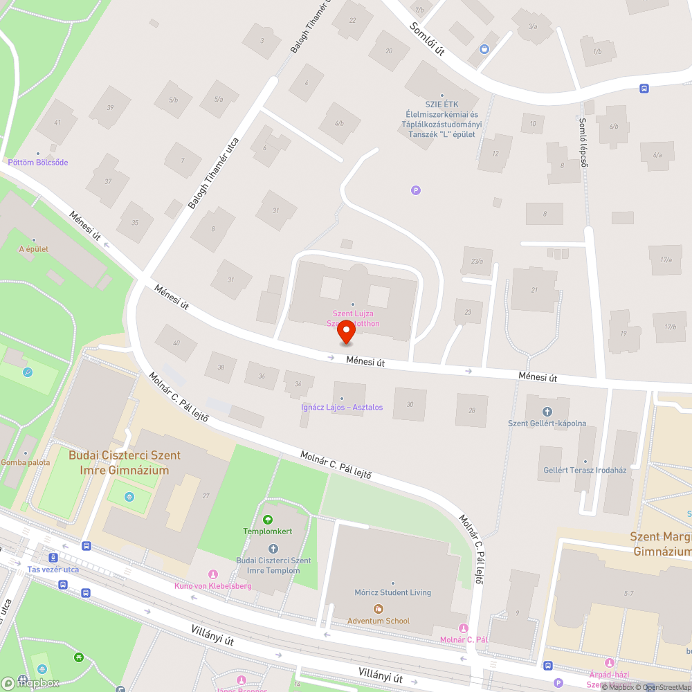 Hiányzó járdaszakaszok bejelentés helye