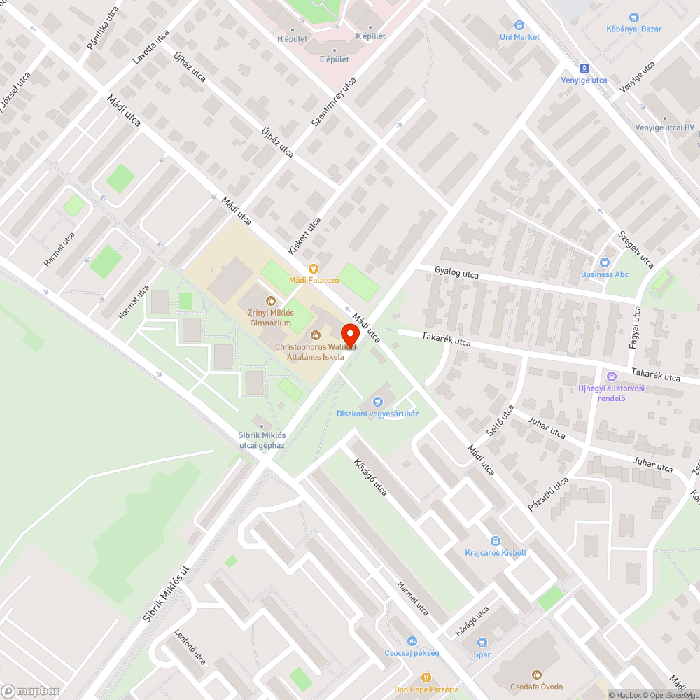 Törött fa bejelentés helye